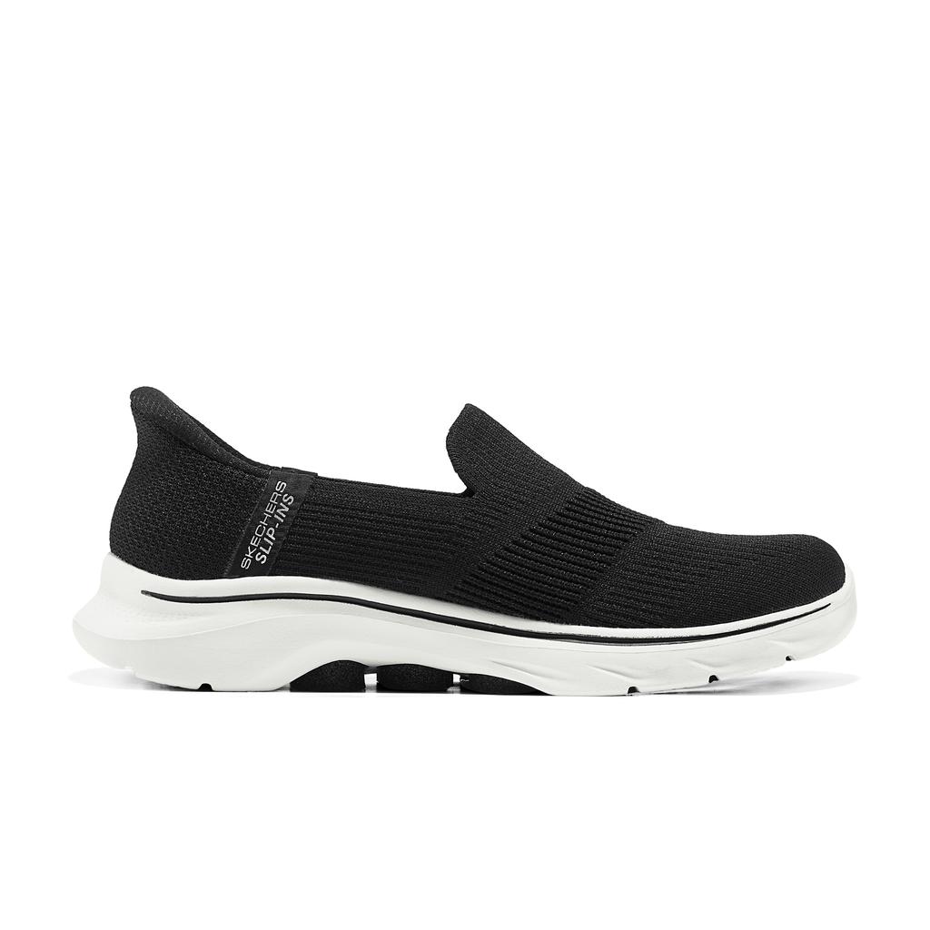 Skechers Go Walk 7 Versatile Comfortable Shock Absorbing Low Top Casual Shoes Women Sneakers Black 125258-BKW
