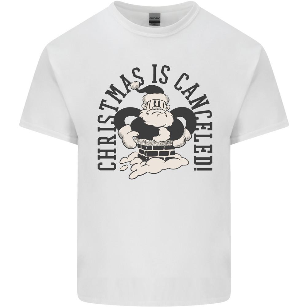 Christmas Is Cancelled Funny Bah Humbug Mens Light Cotton T-Shirt Unisex T-Shirt XL