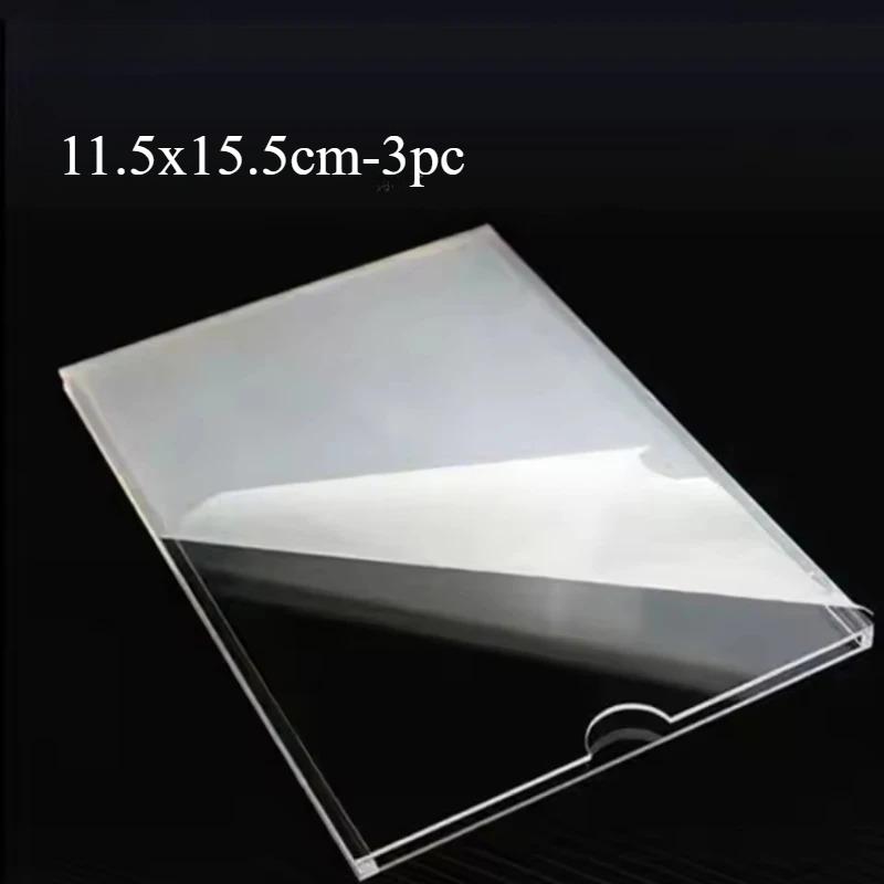 Durable Acrylic Label Holder Self-Adhesive Double Layer Photo Frame Multifunctional Clear Sign Holder Supermarket.
