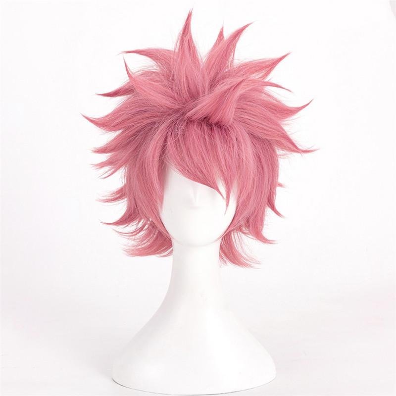 

Нацу Хвост Феи Драгнил Косплей Топ Юбка Шарф Полный Комплект Костюм на Хэллоуин Wig Only,30cm/11.81in