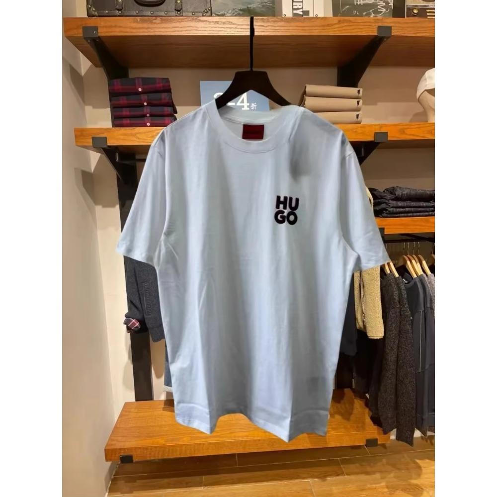 2024 New Men Women T Shirts Designer Tees Hugo Print Short Sleeve Loose Oversized Top Round Neck Men Women Cotton T-Shirts