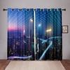 Future City Technology ArchitectureBlackout Window Panel Curtain Children Living Room Room Bedroom Bathroom Kicthen Door Cupboard Home Hook
