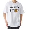 Oversized Unisexs Tshirts Summer Beer Print Tee Shirt Funny Beer Retro Cool Design Street Short Sleeve Top Beer Friday Unisex Clothes