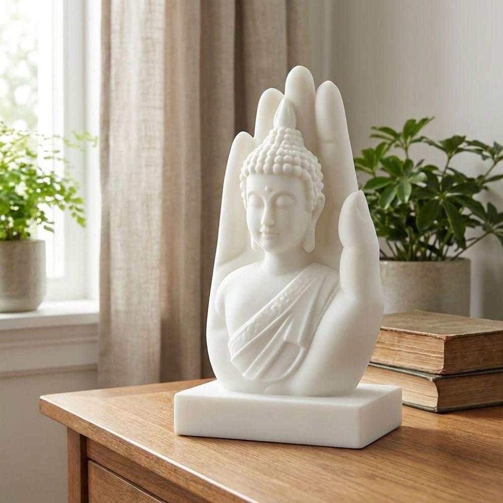 Drukowanie 3D Statua Buddy na Dłoni Ręczne Rzeźby Buddy Statua Buddy w Dłoni Salon