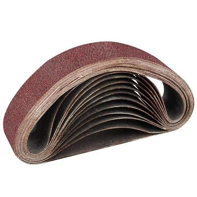 10 Pcs 40x305mm Aluminum Oxide Abrasive Belt Sander File Belt for Woodworking, Metal Polishing, Knife Sharpener