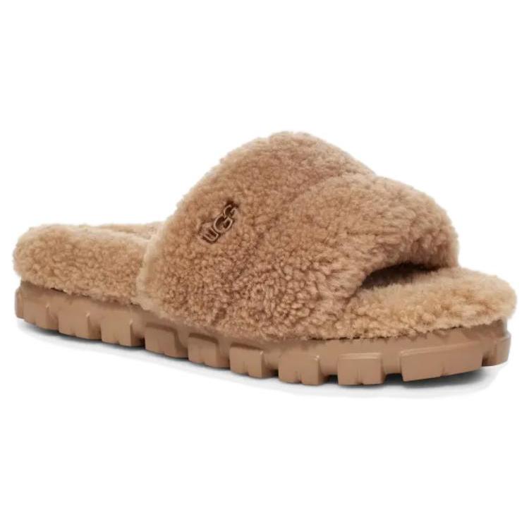 Nové UGG Cozetta Curly Nazouváky Kaštanové Dámské 1130838-CHE