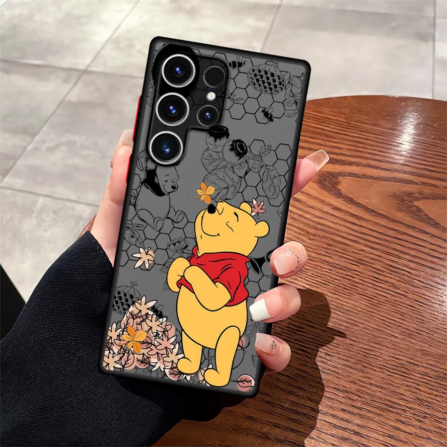 Pooh Bear Piglet Case for Samsung Galaxy S26 S23 FE S24 Plus S20 Note 20 10+ S22 S21 S25 Ultra Funda Phone Cover