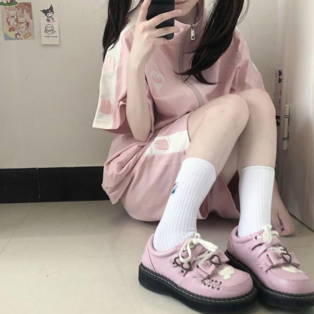 Tracksuit Landmine Light Angel Neighborhood Pastel Blue Half [Liberte555] Women's Set, Style, Blue, Subculture, (NEW L, Set)