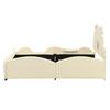 Bear Bed Shape Cartoon with Slide Ladder Ergonomic Design Strong Girl Load Bearing Wood Slat Support Bedroom Furniture
