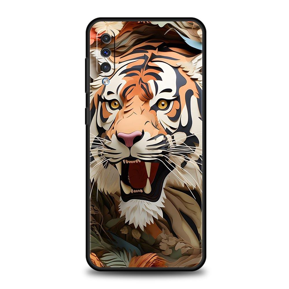Kunst Tier Tiger Handyhülle Für Samsung A54 A52 A24 A14 A50 A70 A10 A30 A40 A20S A20E A06 A12 A22 A34 A42 A32 5G A04s A16 Hülle