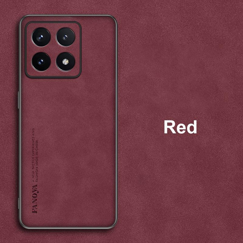 Für Xiaomi 14T Pro Hülle Luxus PU Leder Handyhülle Für Xiaomi Mi 14T Pro Mi14T 5G Rückseite Mattes Silikon Vollschutz