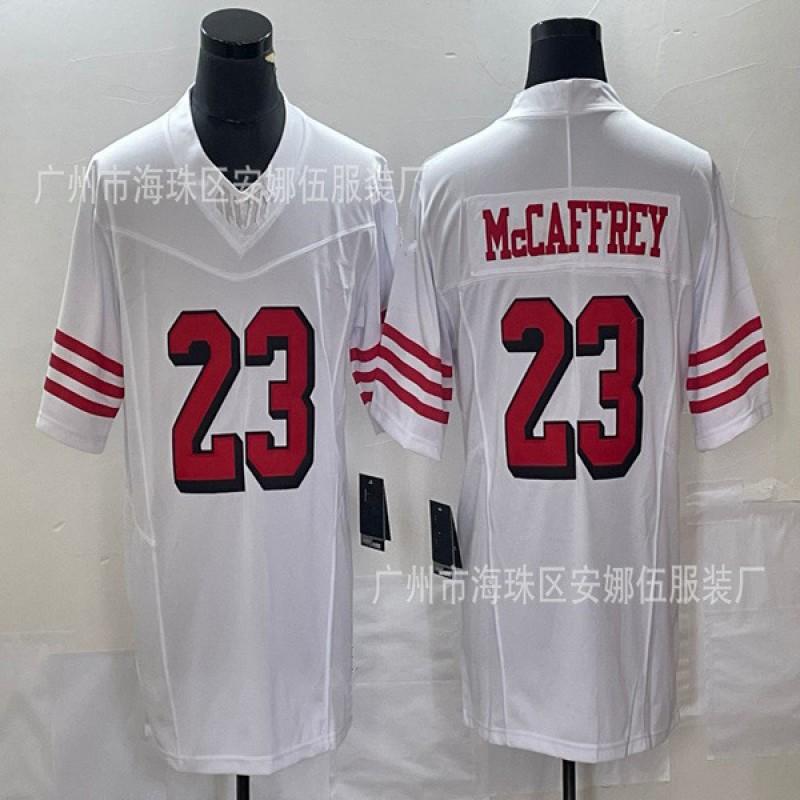 Mens NFL San Francisco 49ers Custom Rugby Jersey Kittle 85 Bosa 97 Samuel 19 Fan Apparel Cotton Blend Sport Shirt