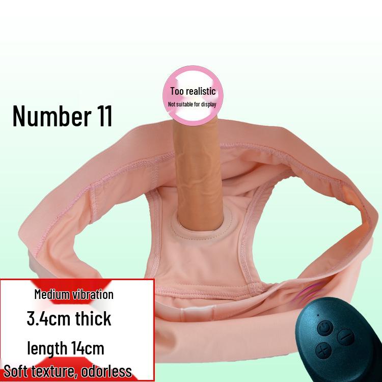 Heating Telescopic Wearable Panty Dildo for Female Self-Pleasure