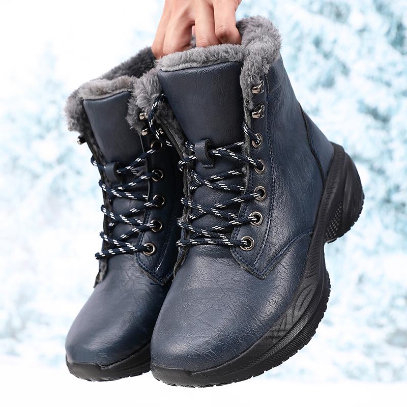 Men Winter Snow Boots for Waterproof Wide Toe Sneakers Super Keep Warm Men's Shoe New Fashion Outdoor Hiking Motorcycle Boots