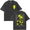 Washed Tee Japan Anime My Hero Academia All Might T Shirt Harajuku Vintage Washed Men Women T-Shirts Cosplay Clothing Short Sleeve T-shirt Oversize15