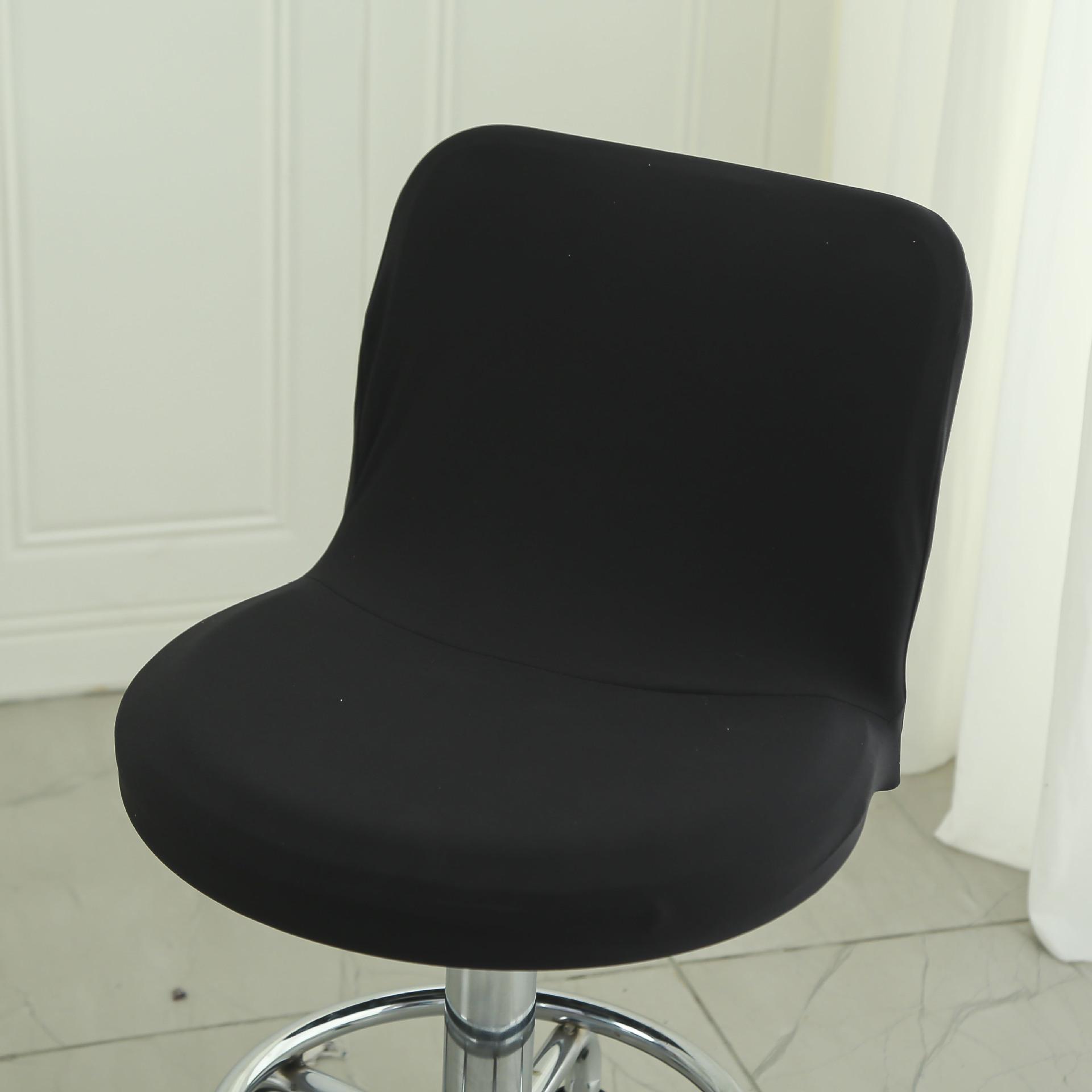 

Эластичный универсальный круглый стул, чехол для стула, полная защита от пыли, современный барный стул, чехол для рабочего стула для домашнего использования 35*32cm