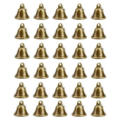 38mm Metal Trumpet Bells With Spring Hook For Easy Attachment Clarity Sound Durable Iron Crafted For Pet Training Craft Decor