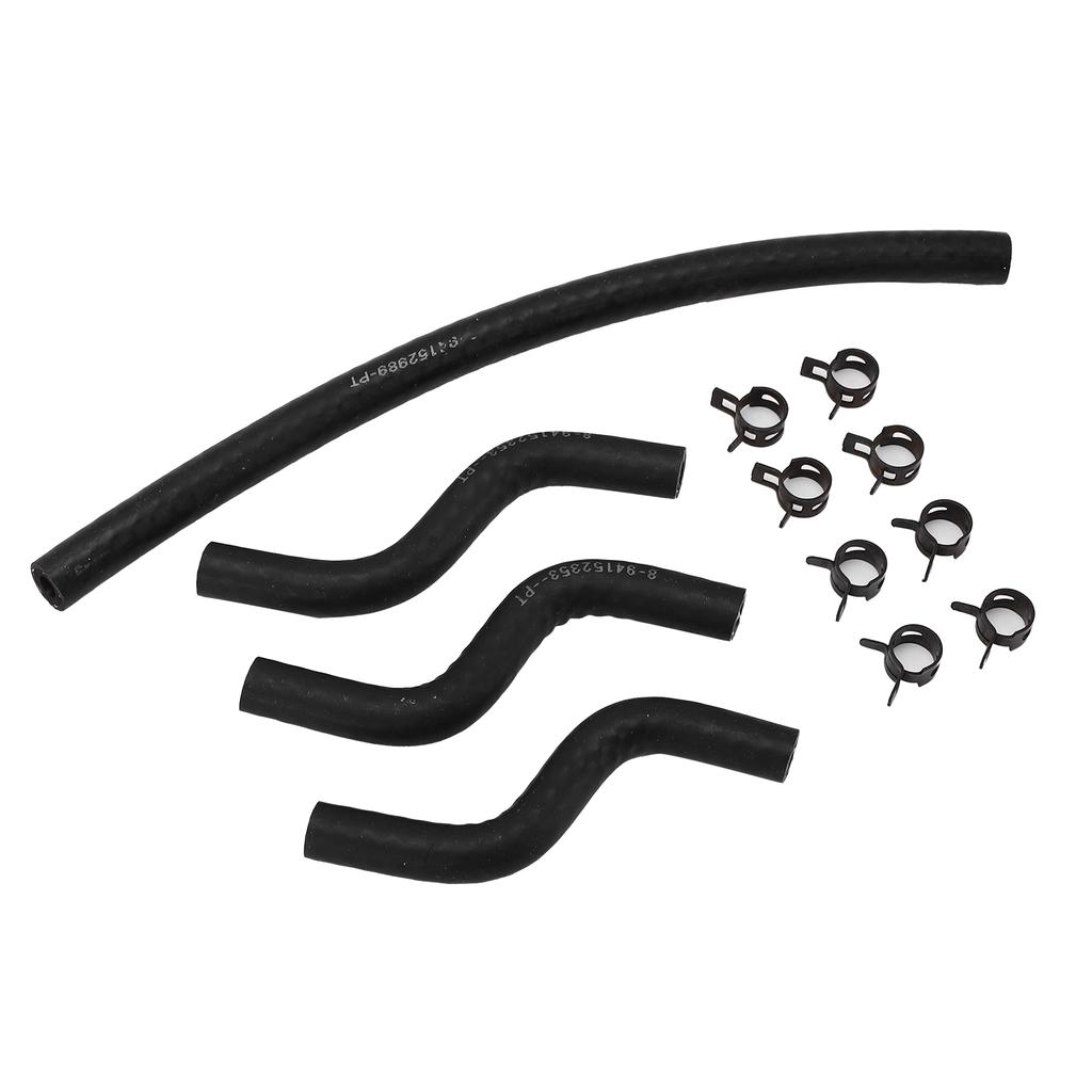 Injector Fuel Return Pipe Rubber High Temperature Resistant Flexible Injector Fuel Rail for Isuzu