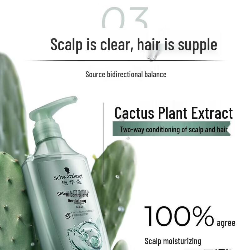 Schwarzkopf Oil Control & Anti-Dandruff Silicone-Free Shampoo
