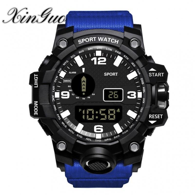 Large Dial Waterproof Sports Electronic Watch Casual Junior High School and High School Male Student Electronic Watch