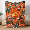 Manchester Personalized Text Blanket Cozy Personalized Blanket Comfortable Throw For Home Decor Sofa Couch Bed Four Seasons Universal