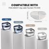Pet water dispenser filter cotton cat water dispenser filter cartridge replacement coconut shell activated carbon filter pet dog