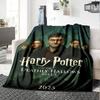 1pc Harry Potter and the Deathly Hallows Part 3 Flannel Blanket Soft Warm Throw for Home, Office, Travel, All-Season Cozy Bedding GiftL1252
