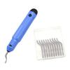 Durable Edge Trimmer Hand Deburring Tool Set with 10Blade Practical Burr Remover