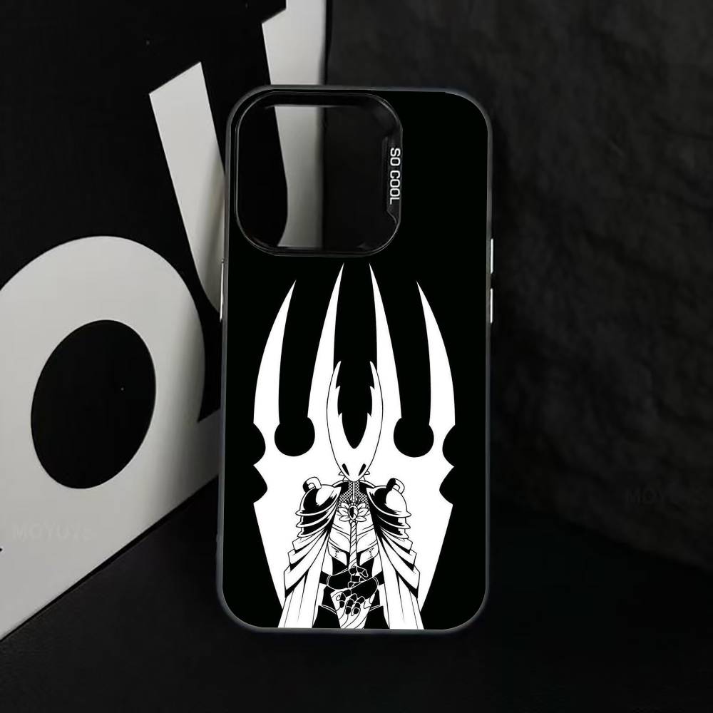 

H-Hushed K-King Silksong Phone Case For iPhone 17,16,15,14,13,12,11 Plus,Pro Max,XS,Colorful Silver Black Cover iPhone16plus