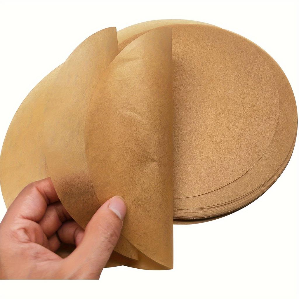 50/100PCS Non-Stick Round Baking Papers for Baking, Grilling, Steaming, Air Fryer, Microwave Baking Tools Kitchen Accessories