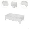 Refrigerator Egg Holder Dispenser Countertop Kitchen Storage Tray Space Saving Portable