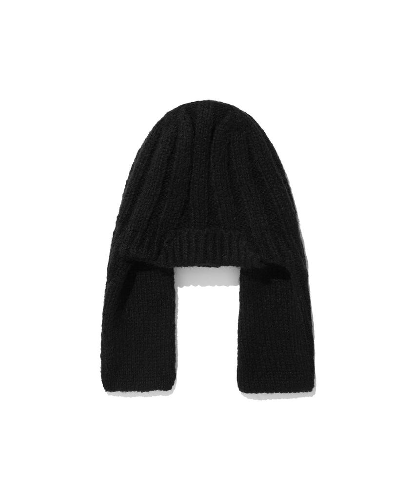 NICEGHOSTCLUB Big Earcap Beanie_Black(Ng2Efuab24A)