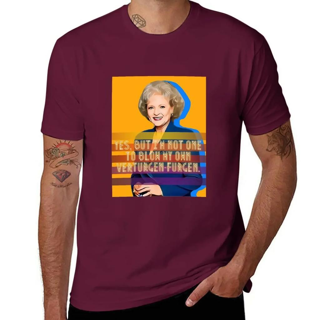 Rose Nylund T-Shirt animal prinfor boys blanks funnys t shirt for men
