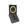Waterproof Flip Cover Electrical Socket – Black Nylon RV Socket with Plug for Caravan, Home & Motorhome