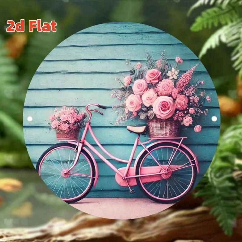 Tin Wall Art Flat Painting for Home Kitchen Bar Decor