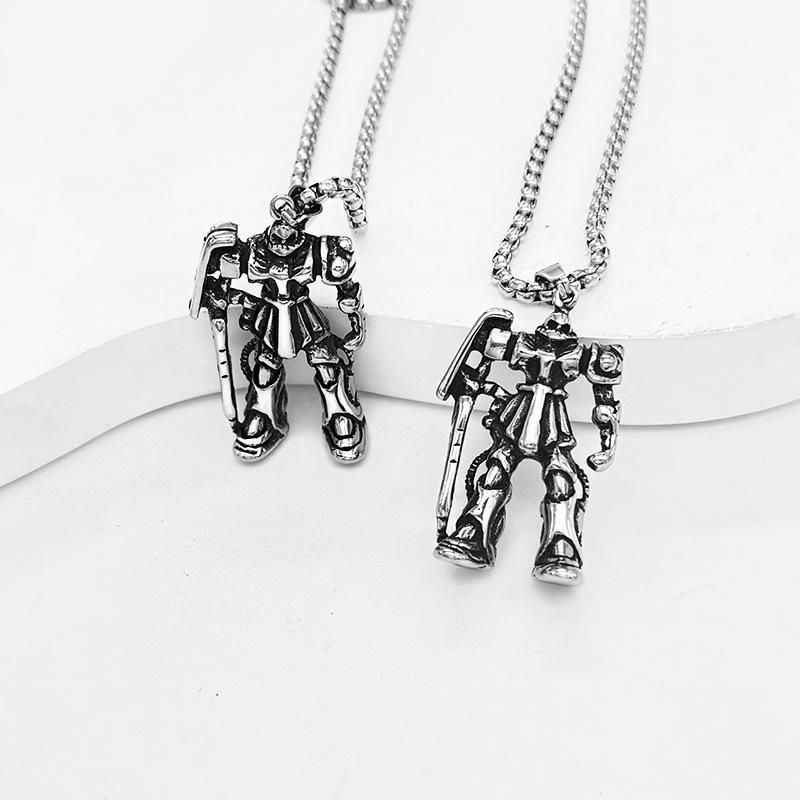 Men's Personalized Retro Transformer Stainless Steel Necklace
