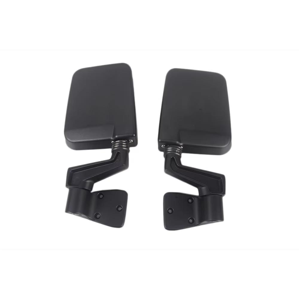 Black Side View Mirror Kit For Jeep Wrangler TJ 1996 1997 1998 1999 2000-2006 Front Left Right Door Rear View Side Mirrors
