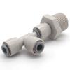 1/4" 3/8" Tube Plug BSP Straight Elbow Tee Quick Fitting Connector For Aquarium RO Water Filter Reverse Osmosis System