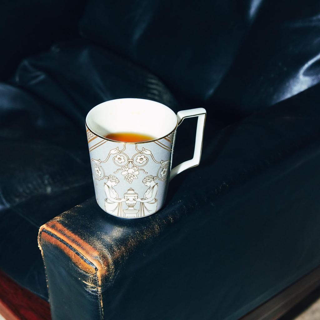 [Officially Imported] Wedgwood Renaissance Gray Accent Mug, Approx. 300ml, Wedding Gift, Product Number 1076486