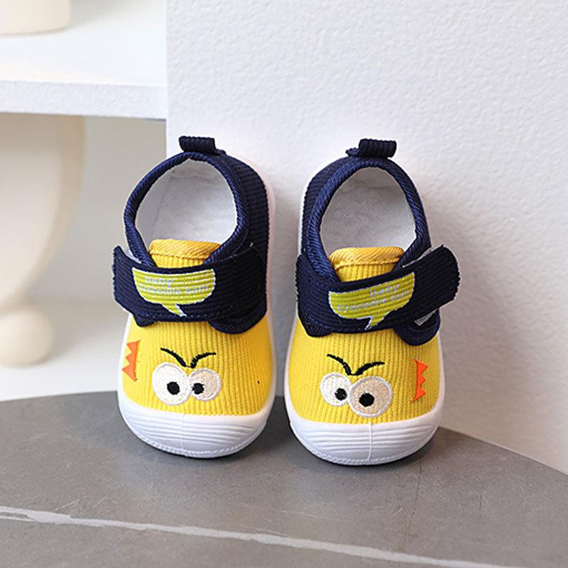 Baby Soft Sole Learning Shoes With Sound For Pink And Blue Toddler Walking Shoes