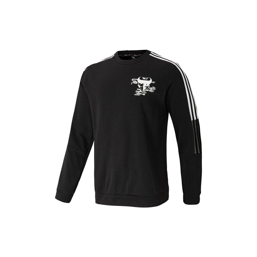adidas CNY Collection Sweatshirts Men's Black Crew Neck Moderate Regular GL0046