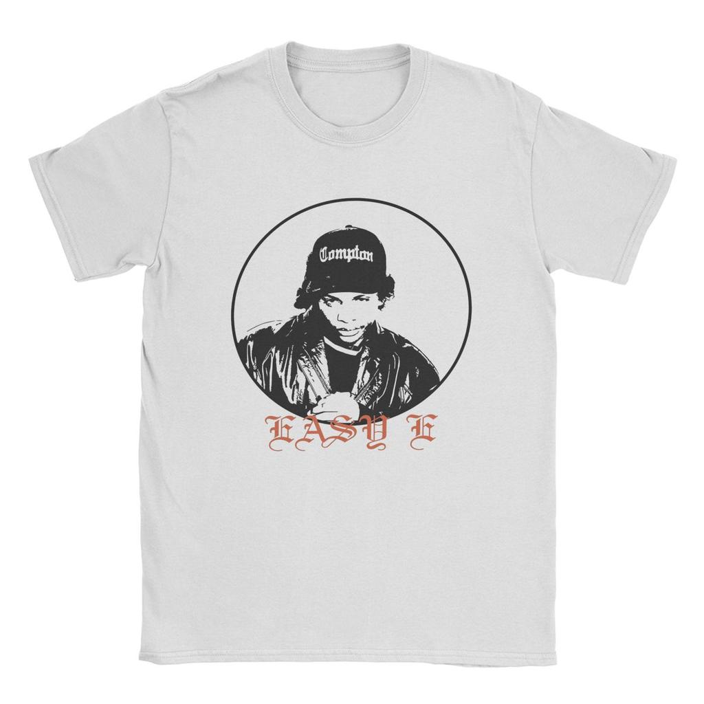 Eazys E Rapper Herren T-Shirt Spaß T-Shirt Kurzarm Rundhals T-Shirt Baumwolle Einzigartige Kleidung