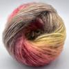 6pcs 300g/10.56oz Mohair Yarn Super Soft Extra Thick Knitting Crochet Wool Vibrant Yarn Bundle for Shawls Scarves Blankets Sweaters DIY Craft Supplies