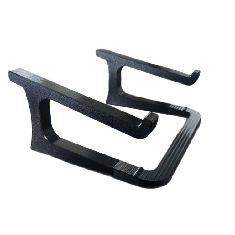

Portable Double Level Laptop Holder With Sturdy Plastic Construction For Home Or Office Double Layer Notebook Stand 1