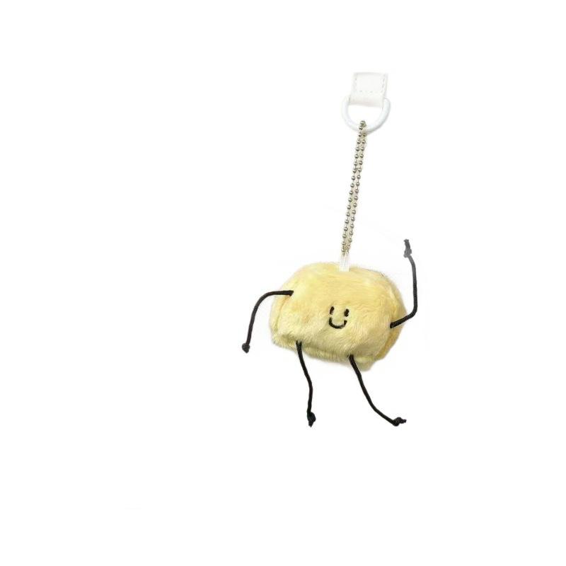 Cute Butter Little Man Pendant Plush Toy Doll Cartoon Bag Hanging Keychain Doll Doll