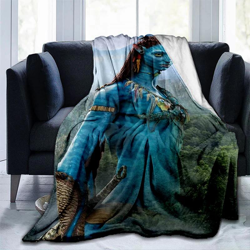 Avatar Film Gedruckte Weiche Warme Decke für Wohnzimmer Schlafzimmer Bett Sofa Couch Büro Geschenke Flanell Überwurfdecken