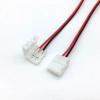 10Pcs No Welding Ribbon 2 Pin Led Strip Adapter PCB Connector Cable 8mm 10mm Power Wire Connector for 2835/5050 Single Color