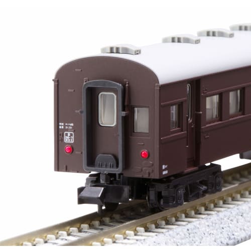 KATO N Gauge Old Passenger Car Set of 4, Brown, 10-034, Unisex Passenger Car