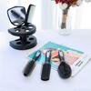 Salon Professional Hair Brush Set Hair Brush Comb Mirror Set Mirror Stand Holder Massage Comb