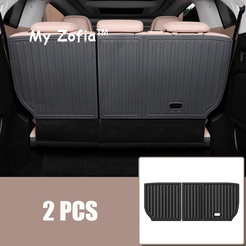For Xpeng X9 2024 2025 TPE Trunk Mats All Weather Cargo Liner Mat Seat Floor Mats Waterproof Anti-Slip Liner Pads Accessories